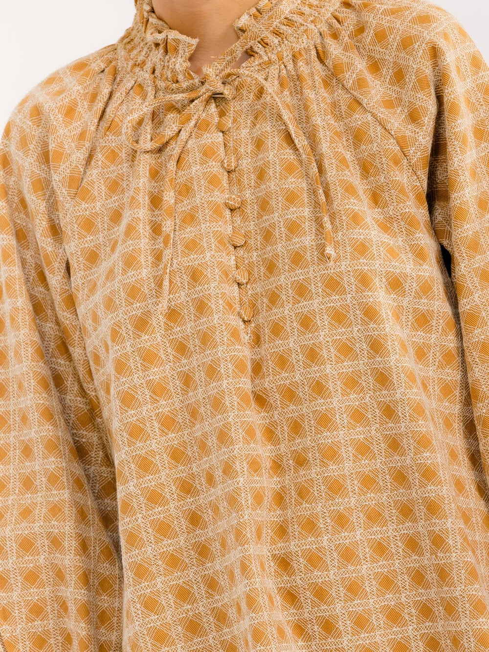 WOMEN'S LONG SLEEVE BUTTON UP FRONT POCKETS STITCH DETAILED MINI DRESS