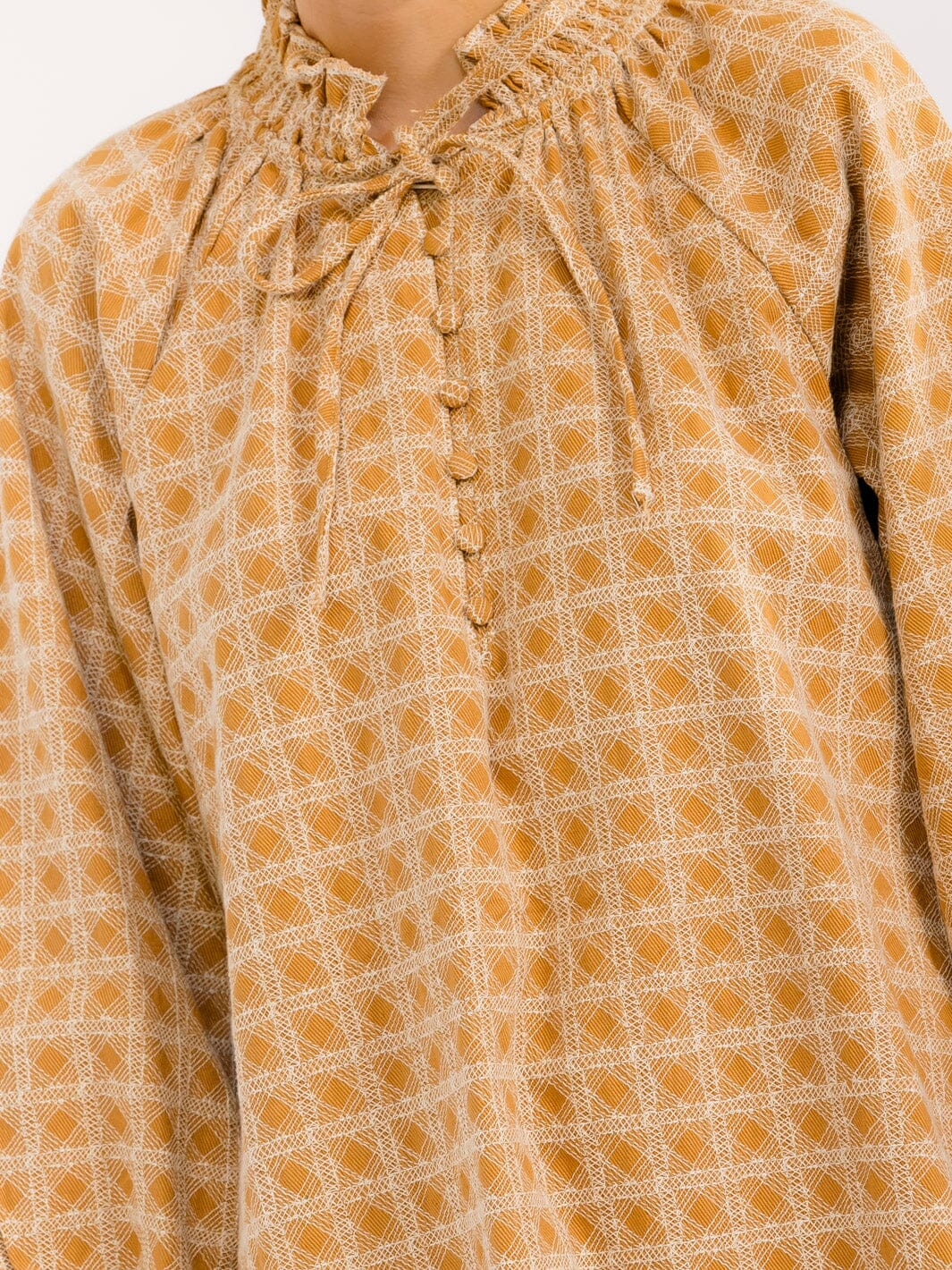 WOMEN'S LONG SLEEVE BUTTON UP FRONT POCKETS STITCH DETAILED MINI DRESS