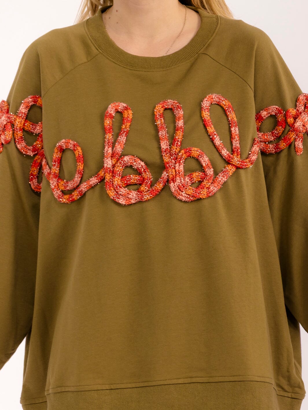 WOMEN'S LONG SLEEVE DETAILED PULLOVER SWEATER