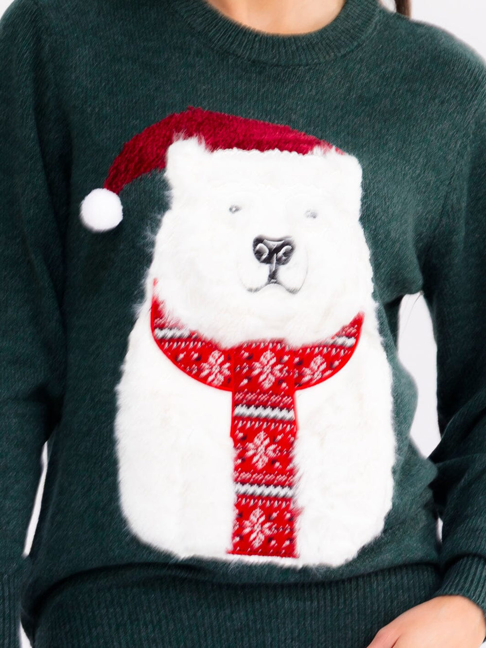 WOMEN'S LONG SLEEVE PULLOVER HOLIDAY SWEATER