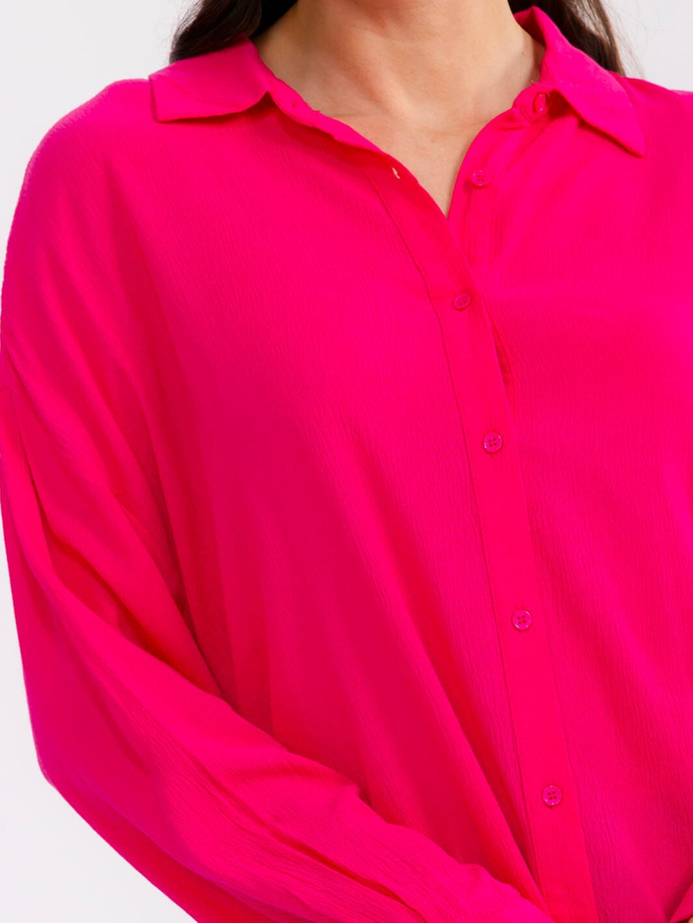 WOMEN'S LONG SLEEVE BUTTON UP BLOUSE