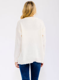 WOMEN'S LONG SLEEVE PULLOVER HOLIDAY SWEATER