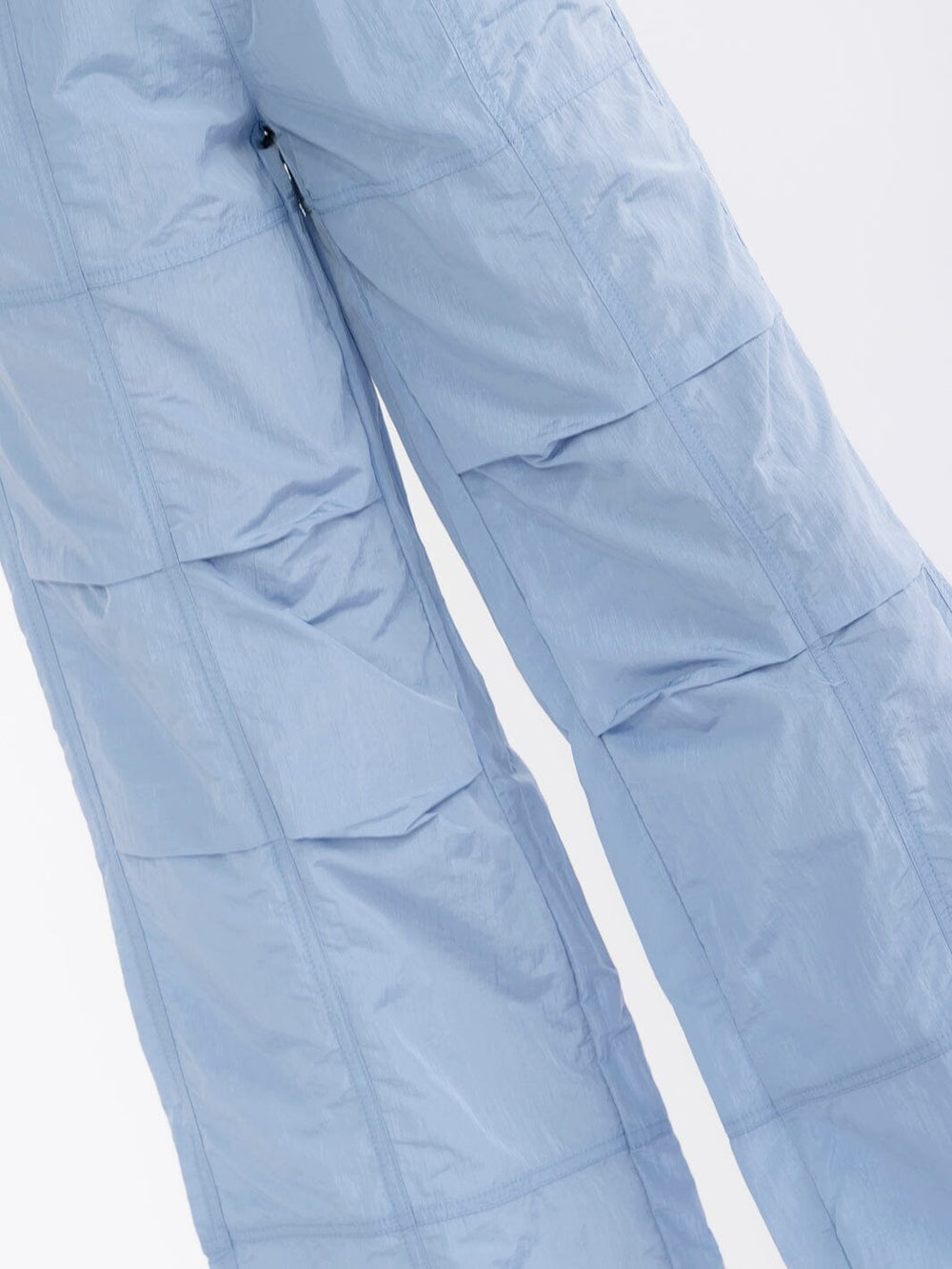 WOMEN'S ELASTIC WAIST POCKETS ADJUSTABLE LEG TRIM PANTS