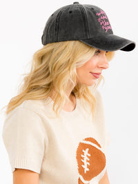 WOMEN'S ASSORTED COLORS ADJUSTABLE STRAP GRAPHIC BASEBALL CAPS