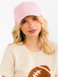 WOMEN'S SOLID ADJUSTABLE STRAP BASEBALL CAPS
