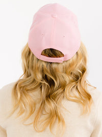 WOMEN'S SOLID ADJUSTABLE STRAP BASEBALL CAPS