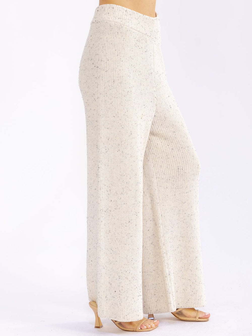 WOMEN'S ELASTIC WAIST WIDE LEG MULTI PANTS