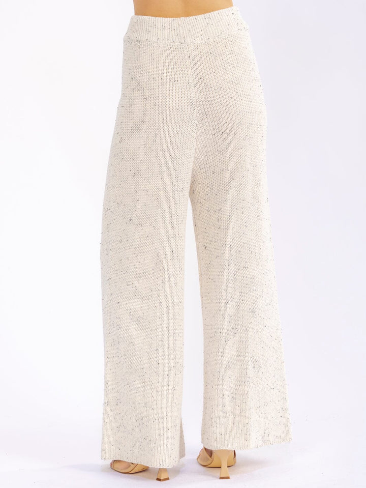 WOMEN'S ELASTIC WAIST WIDE LEG MULTI PANTS