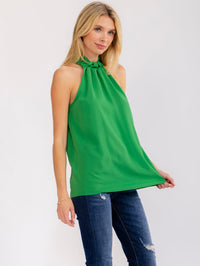 WOMEN'S SLEEVELESS HALTER NECK LOOSE FIT TOP