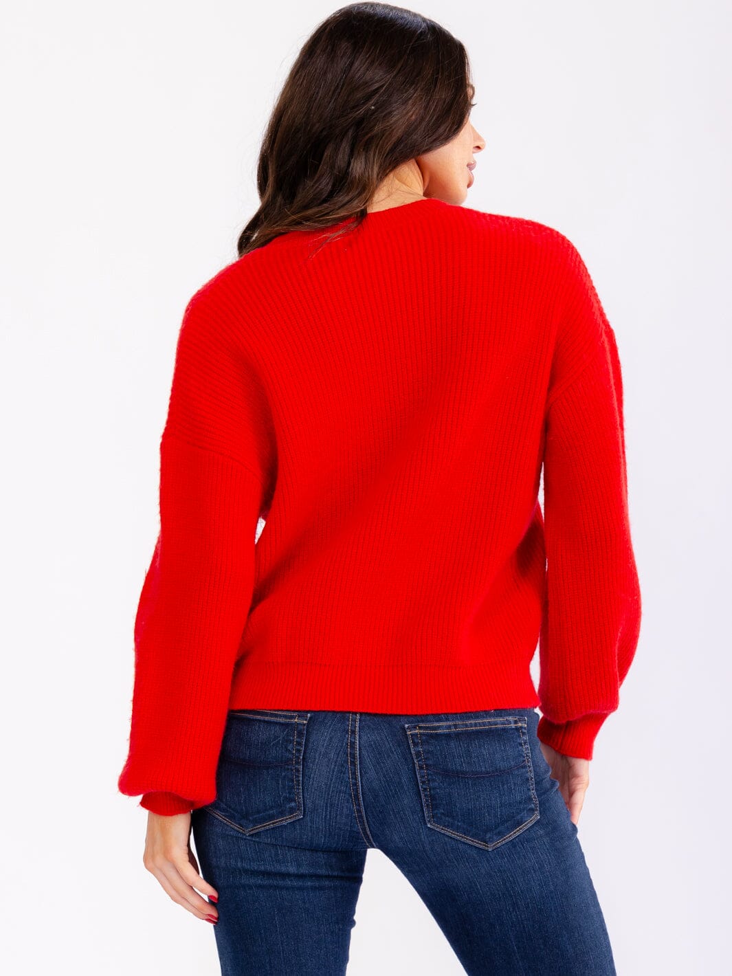 WOMEN'S LONG SLEEVE YOU ARE LOVED PULLOVER KNIT SWEATERS