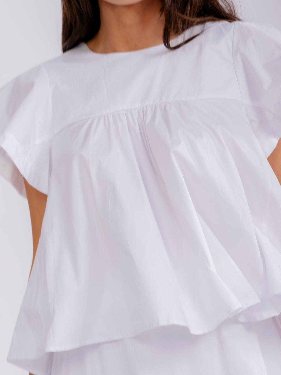 WOMEN'S SHORT SLEEVE BLOUSE & ELASTIC WAIST MAXI SKIRT SOLID 2PC. SET