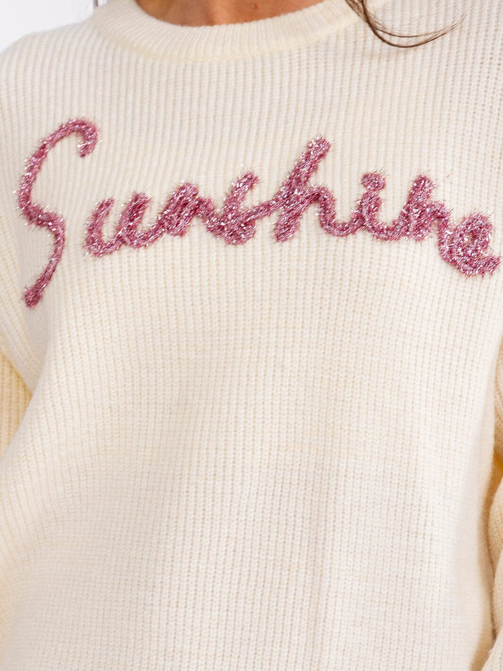 WOMEN'S LONG SLEEVE SUNSHINE PULLOVER SWEATERS