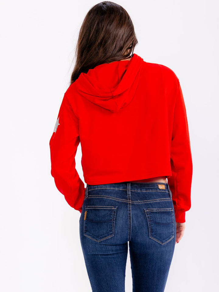 WOMEN'S LONG SLEEVE GAME DAY PULLOVER HOODED SWEATERS