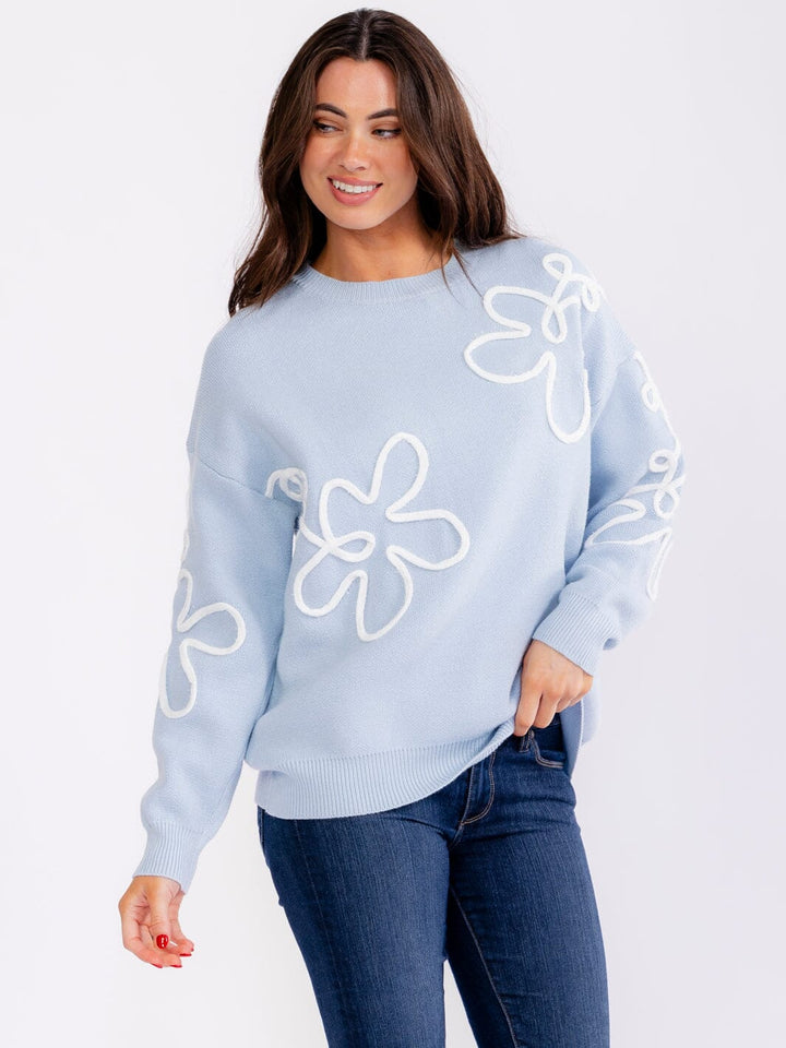 WOMEN'S LONG SLEEVE DETAILED PULLOVER SWEATERS