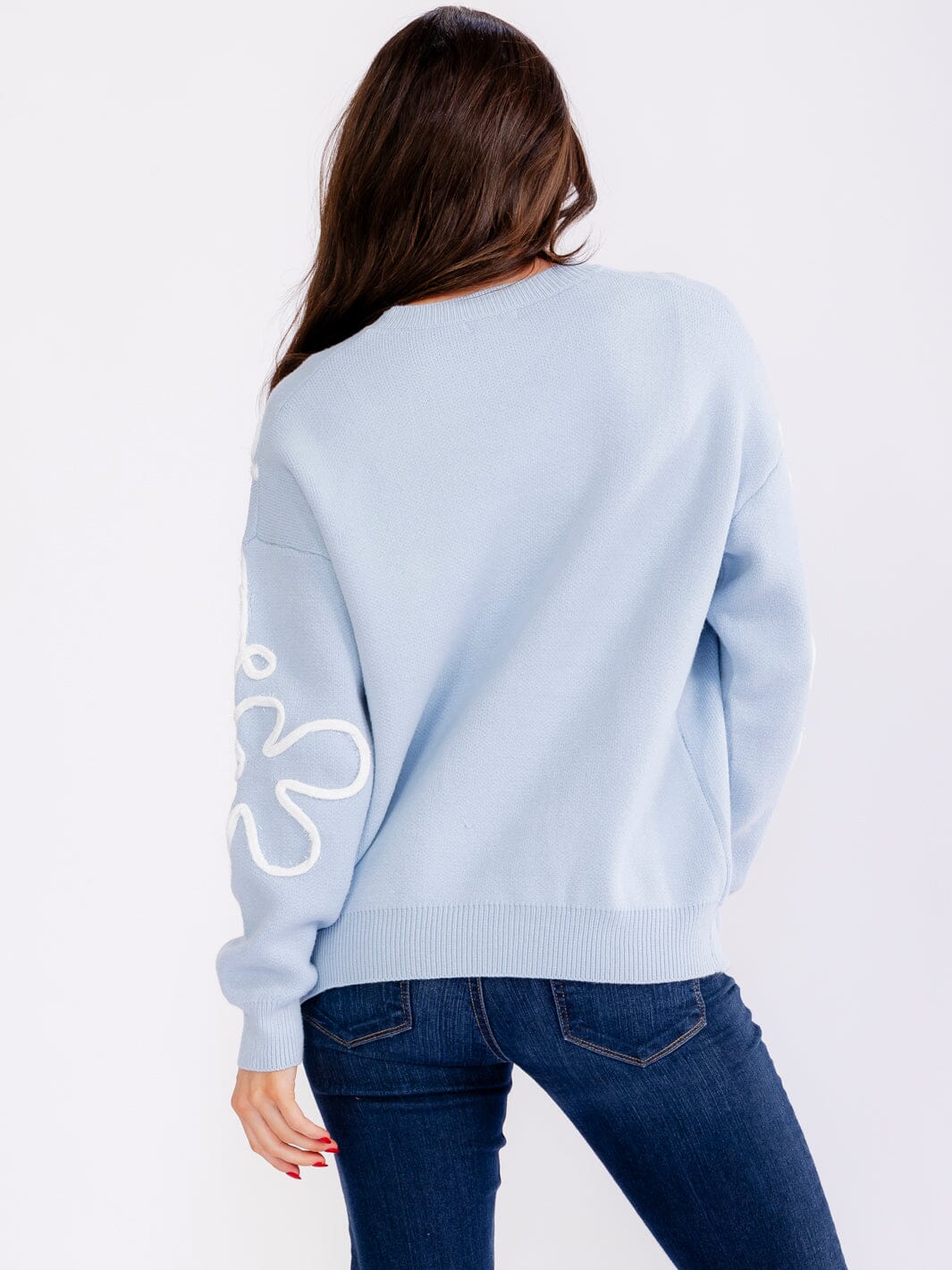 WOMEN'S LONG SLEEVE DETAILED PULLOVER SWEATERS