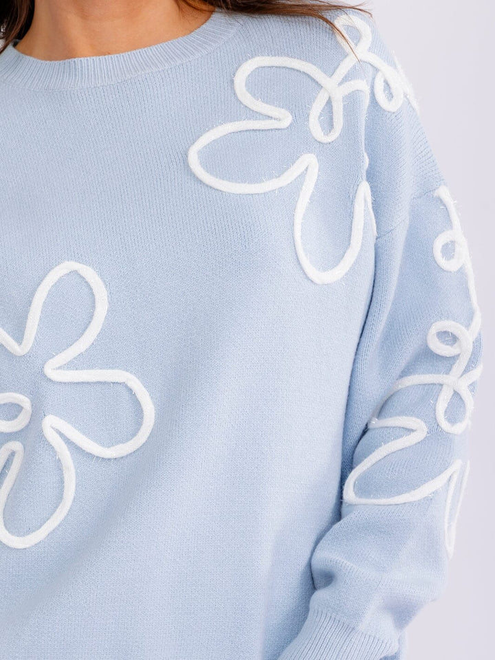 WOMEN'S LONG SLEEVE DETAILED PULLOVER SWEATERS