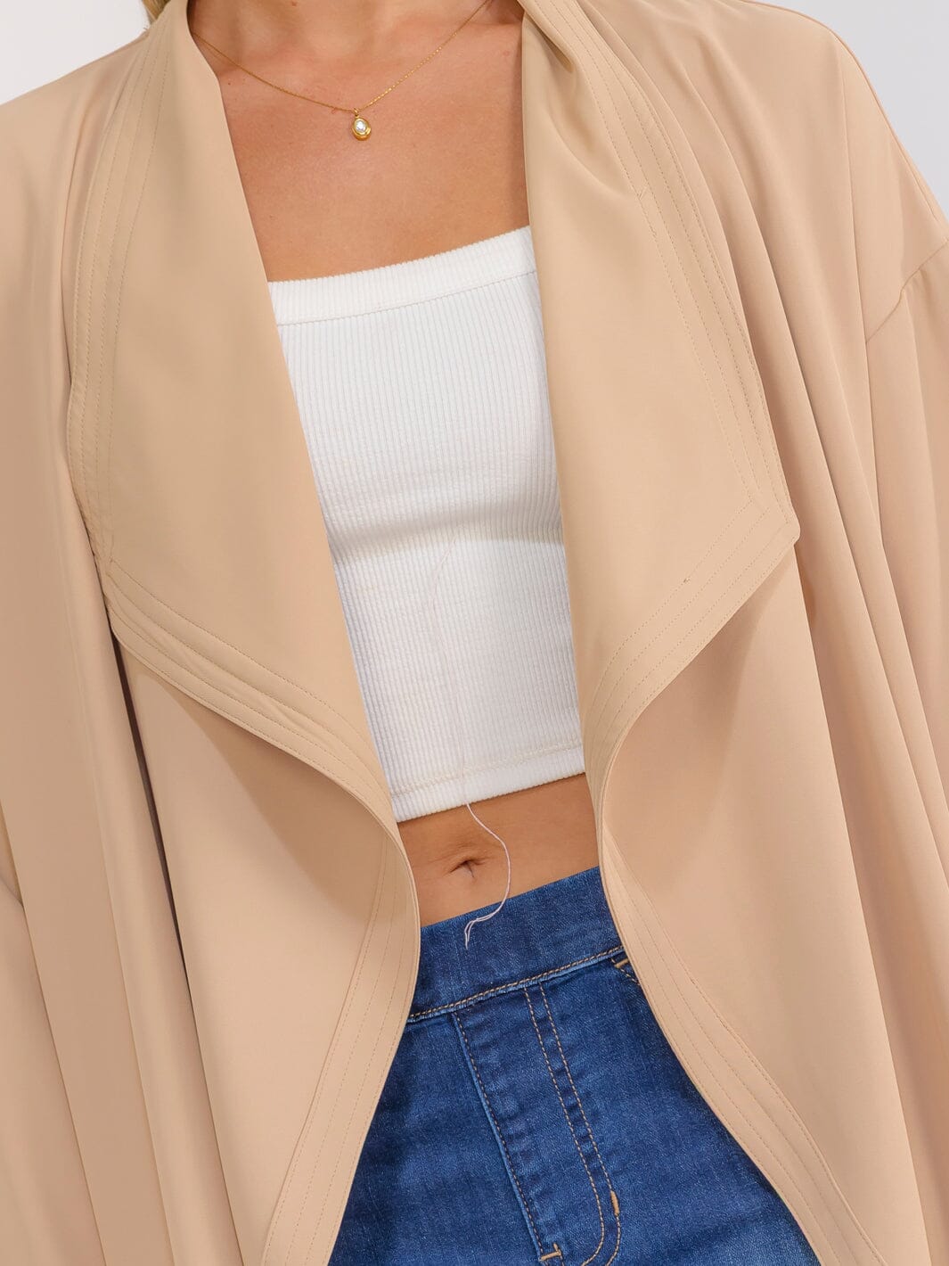 WOMEN'S LONG SLEEVE OPEN FRONT CARDIGAN