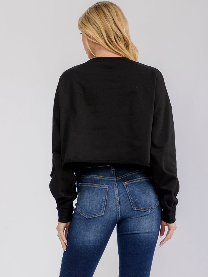 WOMEN'S LONG SLEEVE QUEEN PULLOVER SWEATER