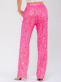 WOMEN'S ELASTIC WAIST SEQUINS MINI SHORTS (Copy)
