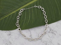 FASHION SILVER CHAIN NECKLACE