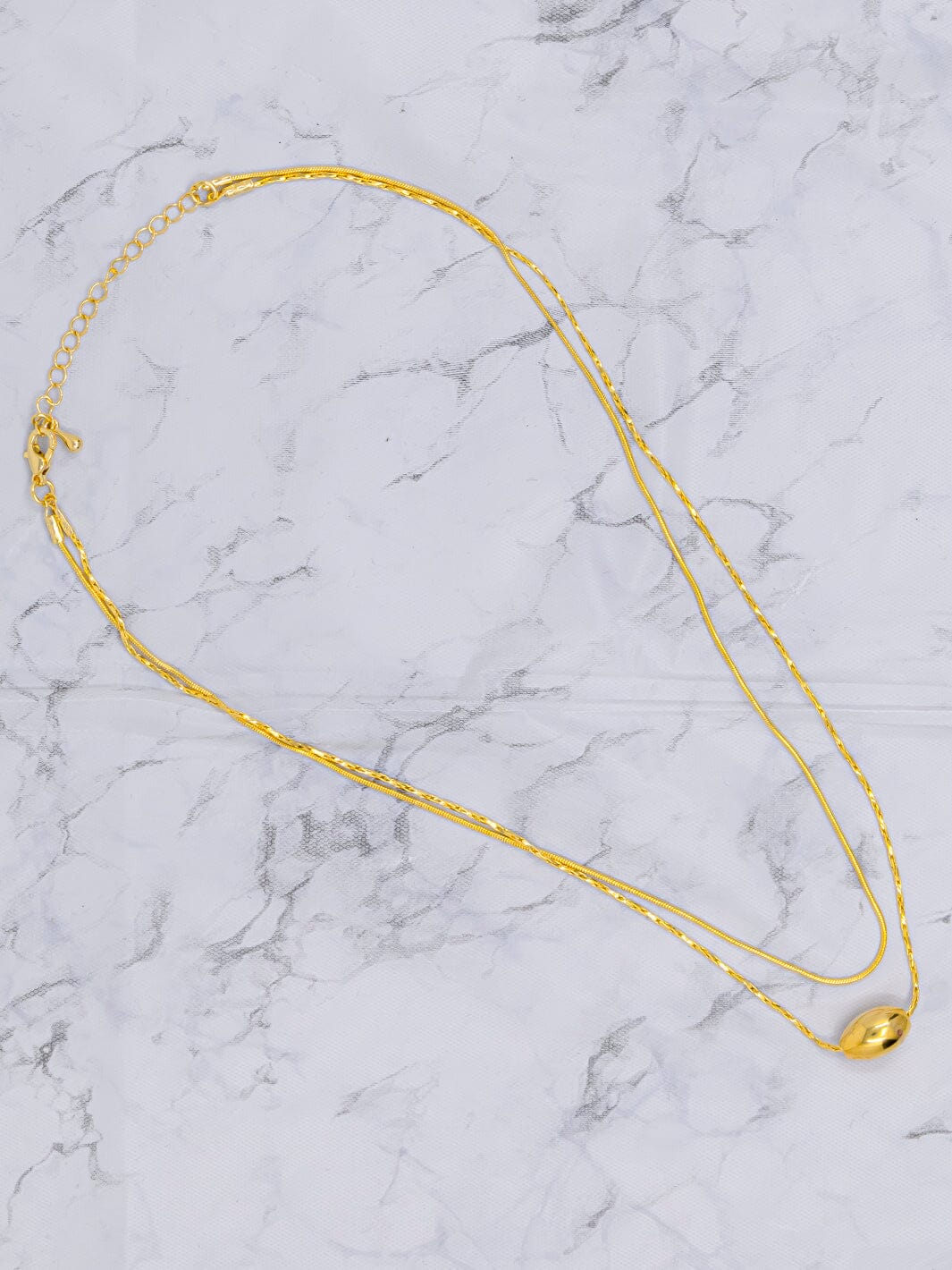 FASHION GOLD DOUBLE NECKLACE