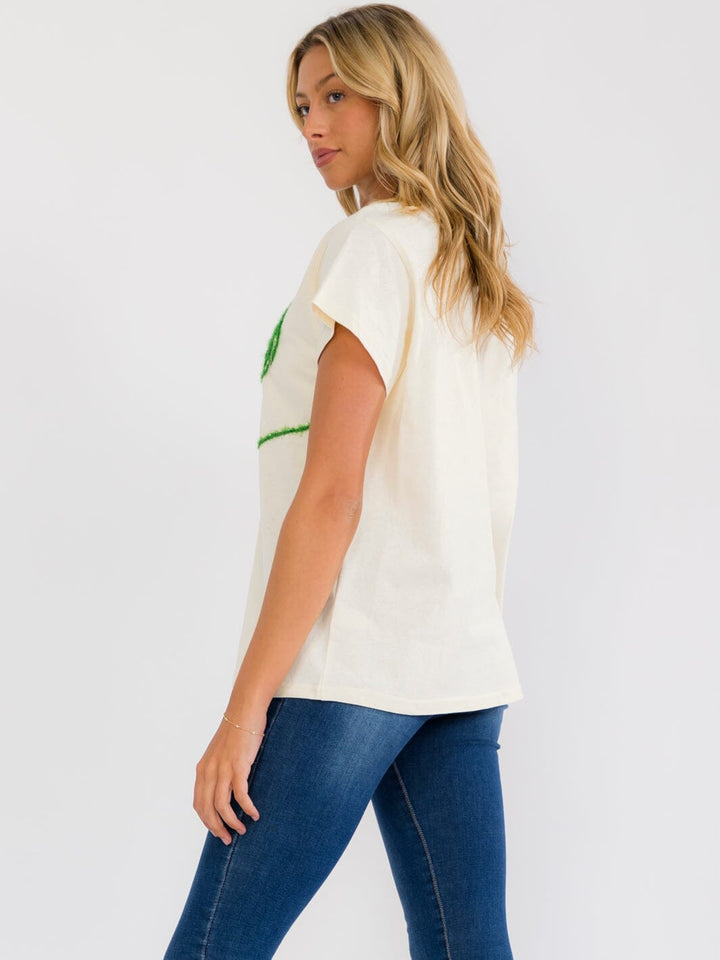 WOMEN'S SHORT SLEEVE TENNIS BASIC TOP