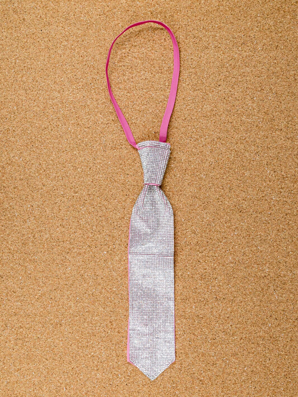 FASHION ELASTIC BAND RHINESTONES NECKTIE NECKLACE
