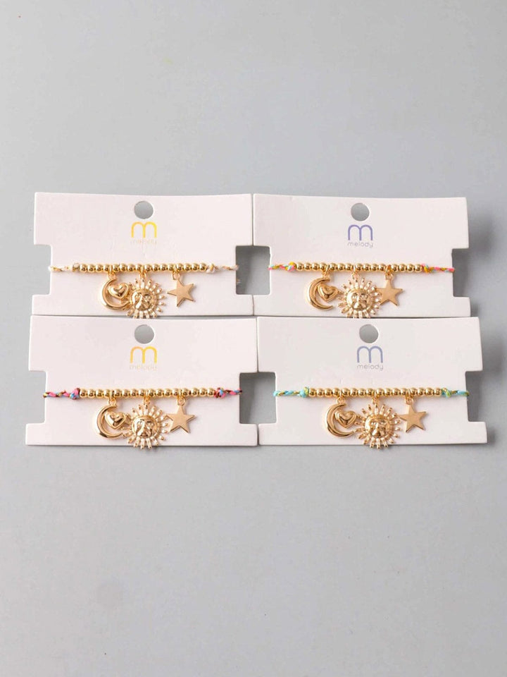 FASHION ASSORTED PENDANT BRACELET