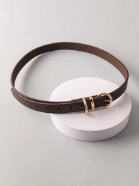 FASHION SMALL ROUND BUCKLE WAIST BELT
