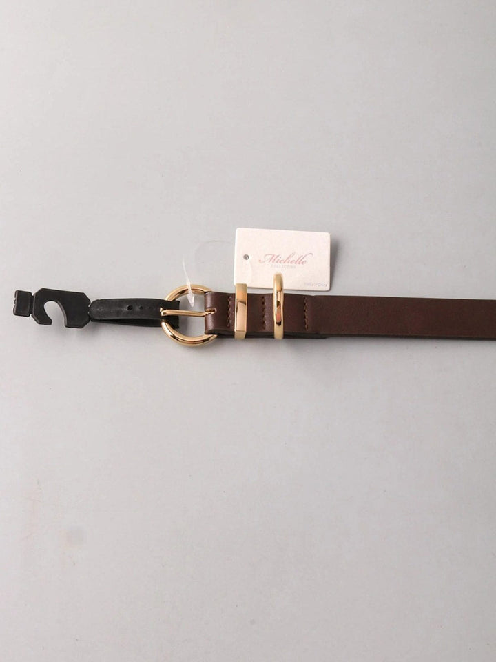 FASHION SMALL ROUND BUCKLE WAIST BELT