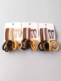 FASHION ASSORTED COLORS MULTI HAIR CLIPS SET