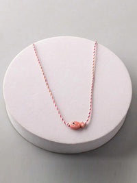 FASHION ASSORTED COLORS FISH PENDANT NECKLACE
