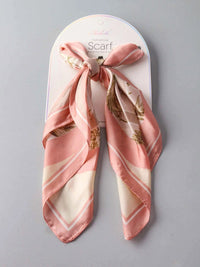 FASHION MULTIPLE PURPOSE COLORBLOCK FLORAL SCARF