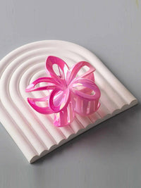 FASHION ASSORTED COLORS FLOWER HAIR CLAW CLIPS