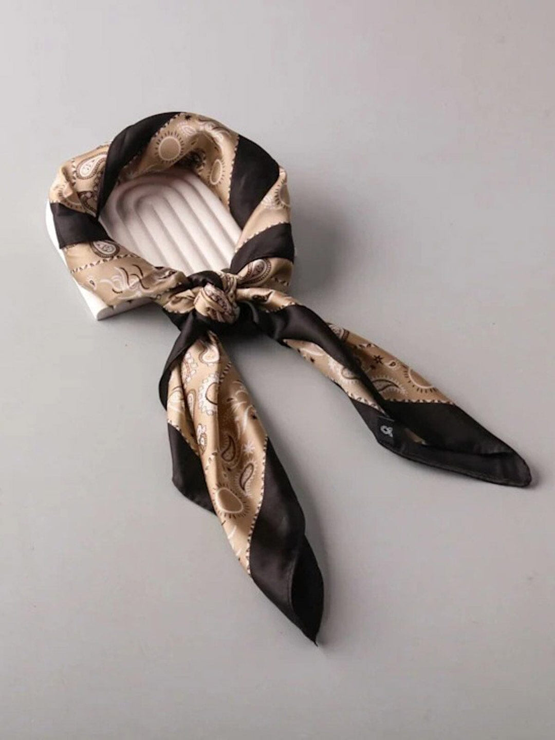 FASHION MULTIPLE PURPOSE COLORBLOCK PAISLEY PRINT SCARF