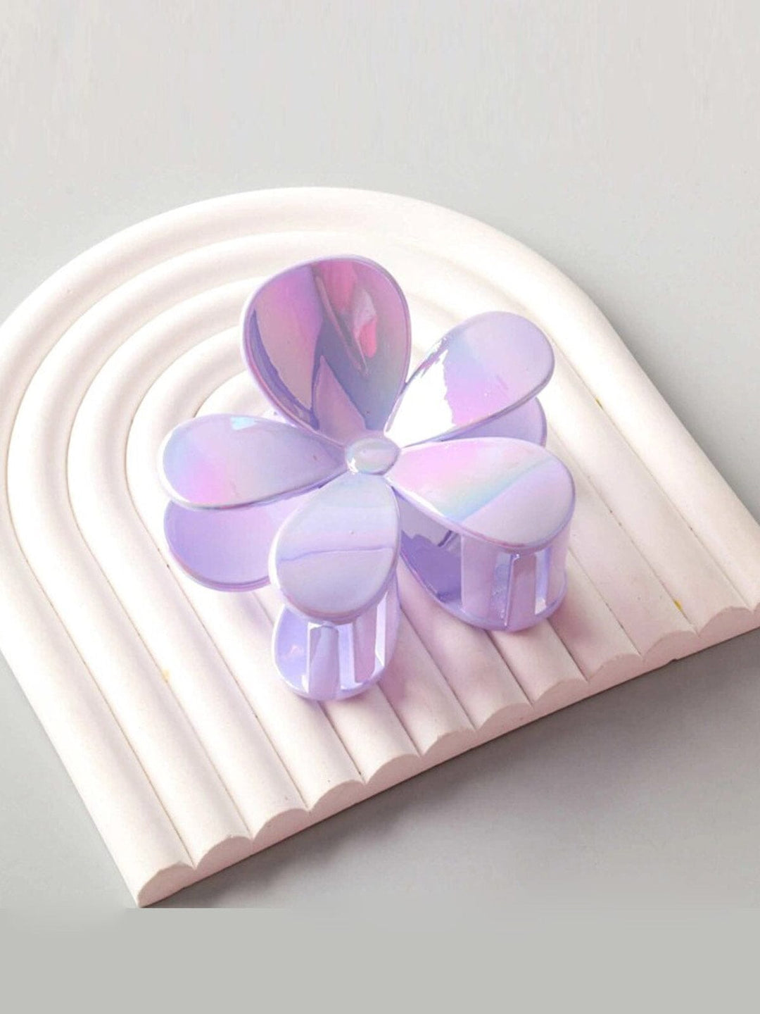 FASHION ASSORTED COLORS FLOWER HAIR CLAW CLIPS