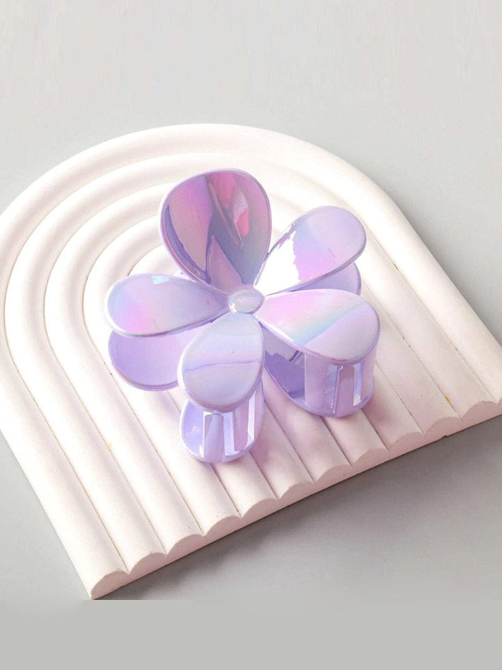 FASHION ASSORTED COLORS FLOWER HAIR CLAW CLIPS