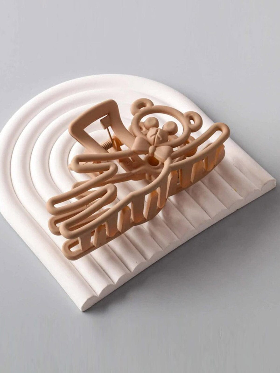 FASHION ASSORTED COLORS TEDDY BEAR HAIR CLAW CLIPS