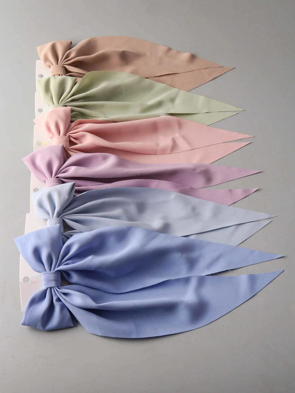 FASHION ASSORTED COLORS BOW HAIR CLIPS