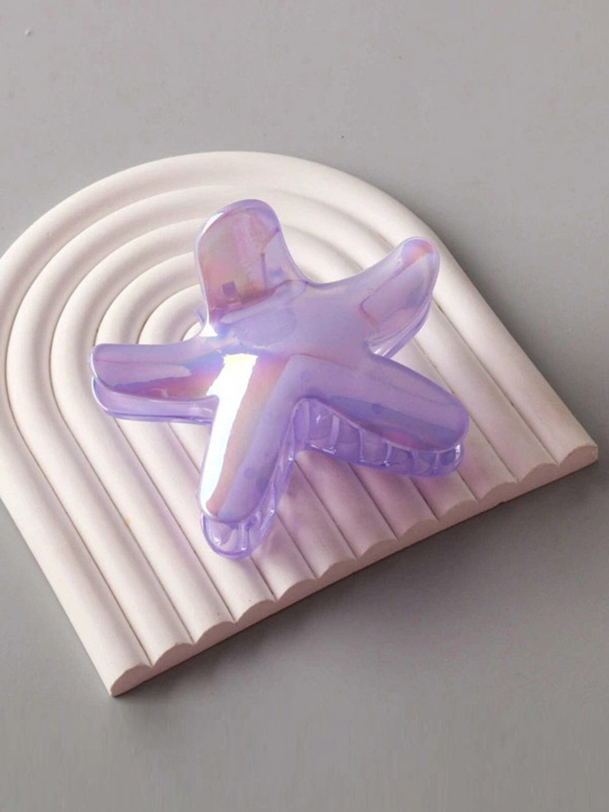 FASHION ASSORTED COLORS STAR HAIR CLAW CLIPS