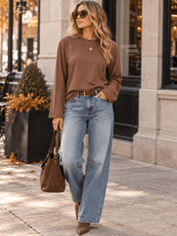 WOMEN'S LONG SLEEVE BASIC TOP