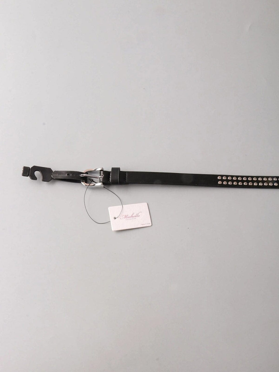 FASHION STUDS DETAILED BUCKLE WAIST BELT