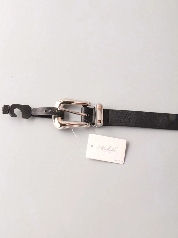 FASHION DOUBLE SQUARE BUCKLE WAIST BELT