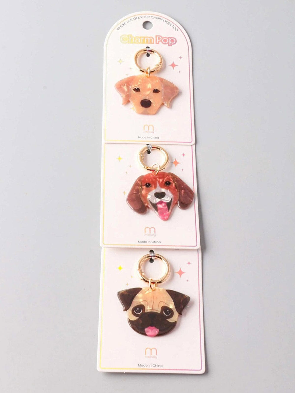 WHERE YOU GO YOUR CHARM GOES! FASHION PUPPY PENDANT CHARMS