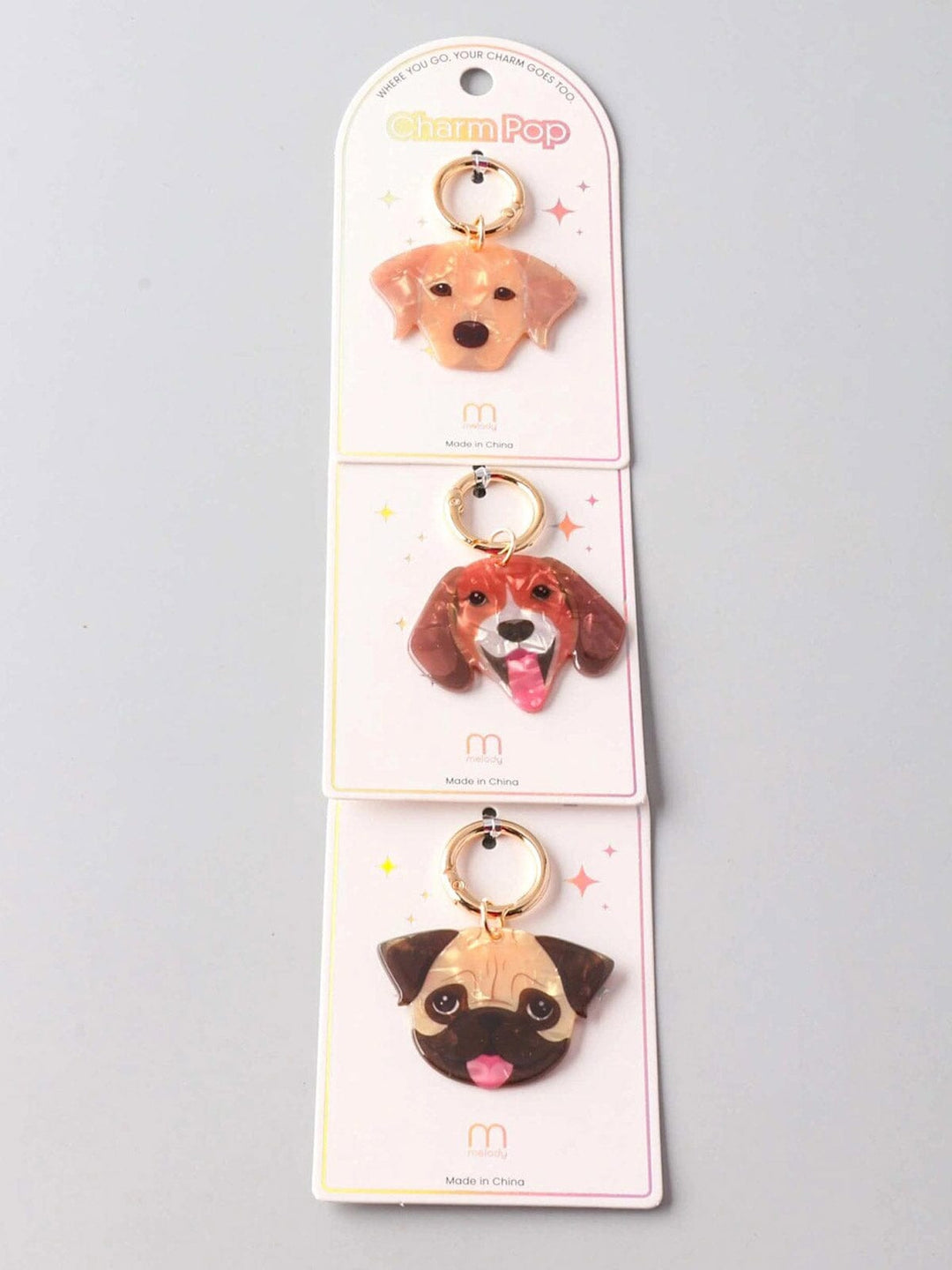 WHERE YOU GO YOUR CHARM GOES! FASHION PUPPY PENDANT CHARMS
