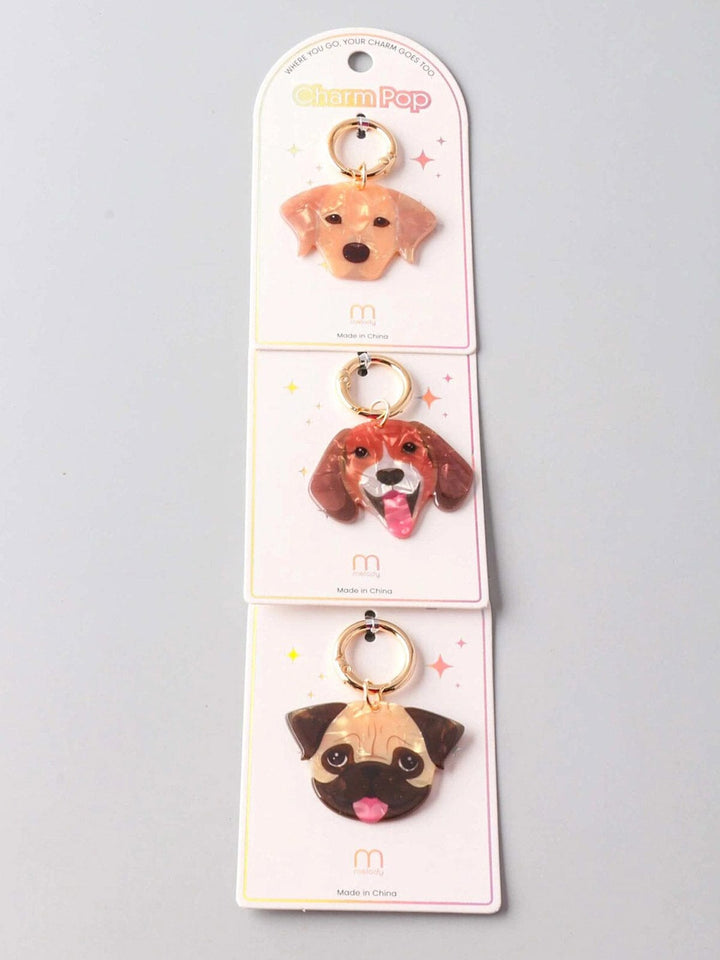 WHERE YOU GO YOUR CHARM GOES! FASHION PUPPY PENDANT CHARMS