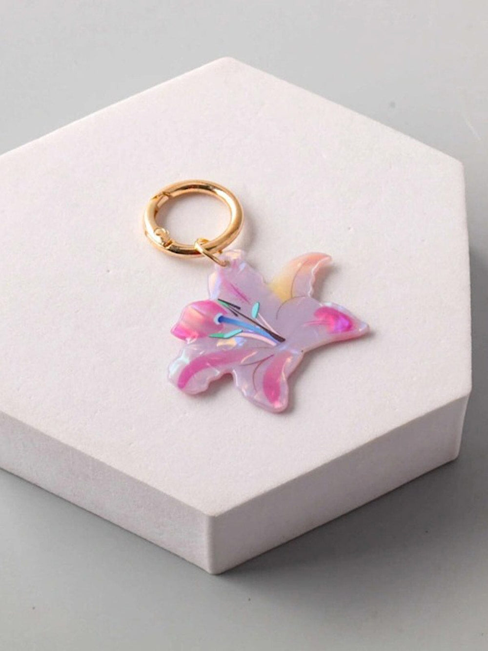 WHERE YOU GO YOUR CHARM GOES! FASHION ASSORTED FLOWERS PENDANT CHARMS