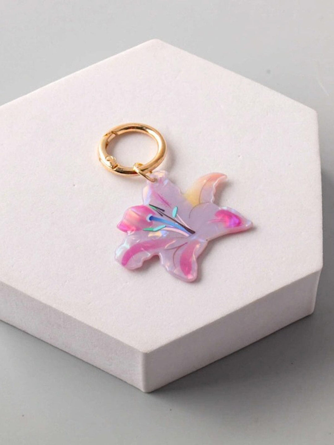 WHERE YOU GO YOUR CHARM GOES! FASHION ASSORTED FLOWERS PENDANT CHARMS