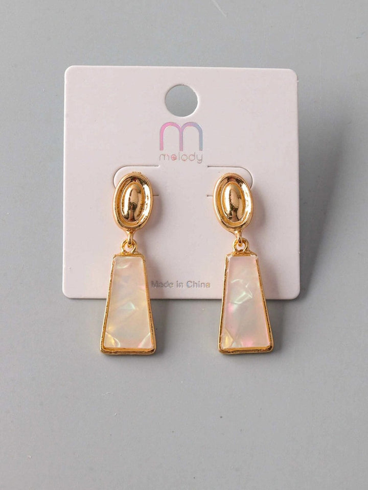FASHION HANGING MARBLE EARRINGS