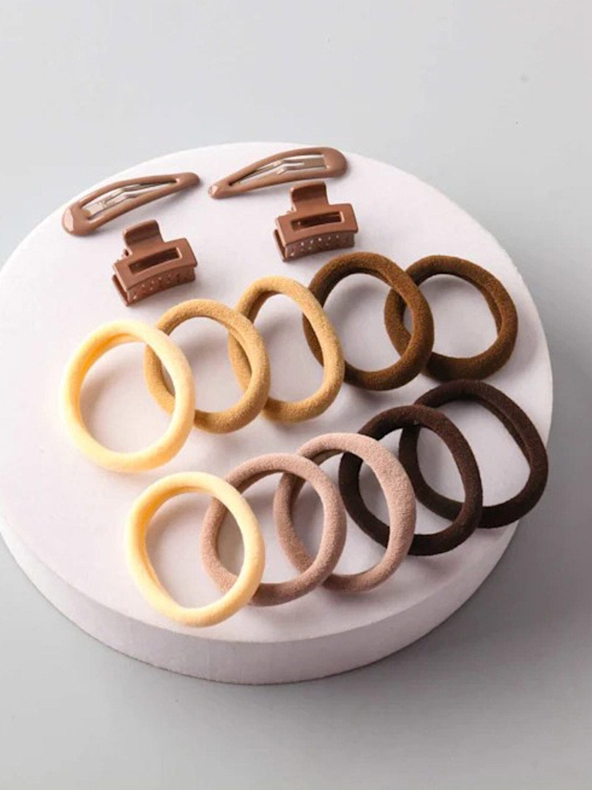 FASHION ASSORTED COLORS MULTI HAIR CLIPS SET